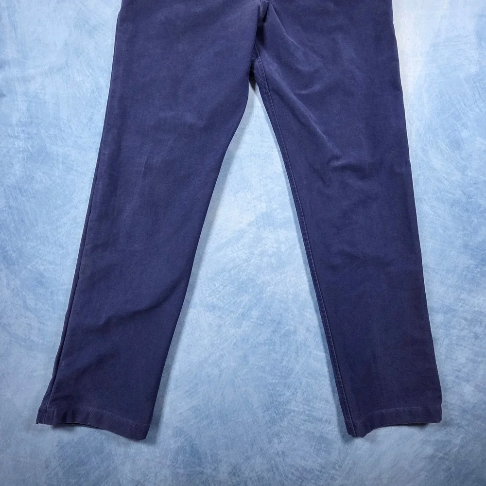 Lululemon ABC Pant Slim Corduroy Navy Blue Mens 34 LM5AQJS-04